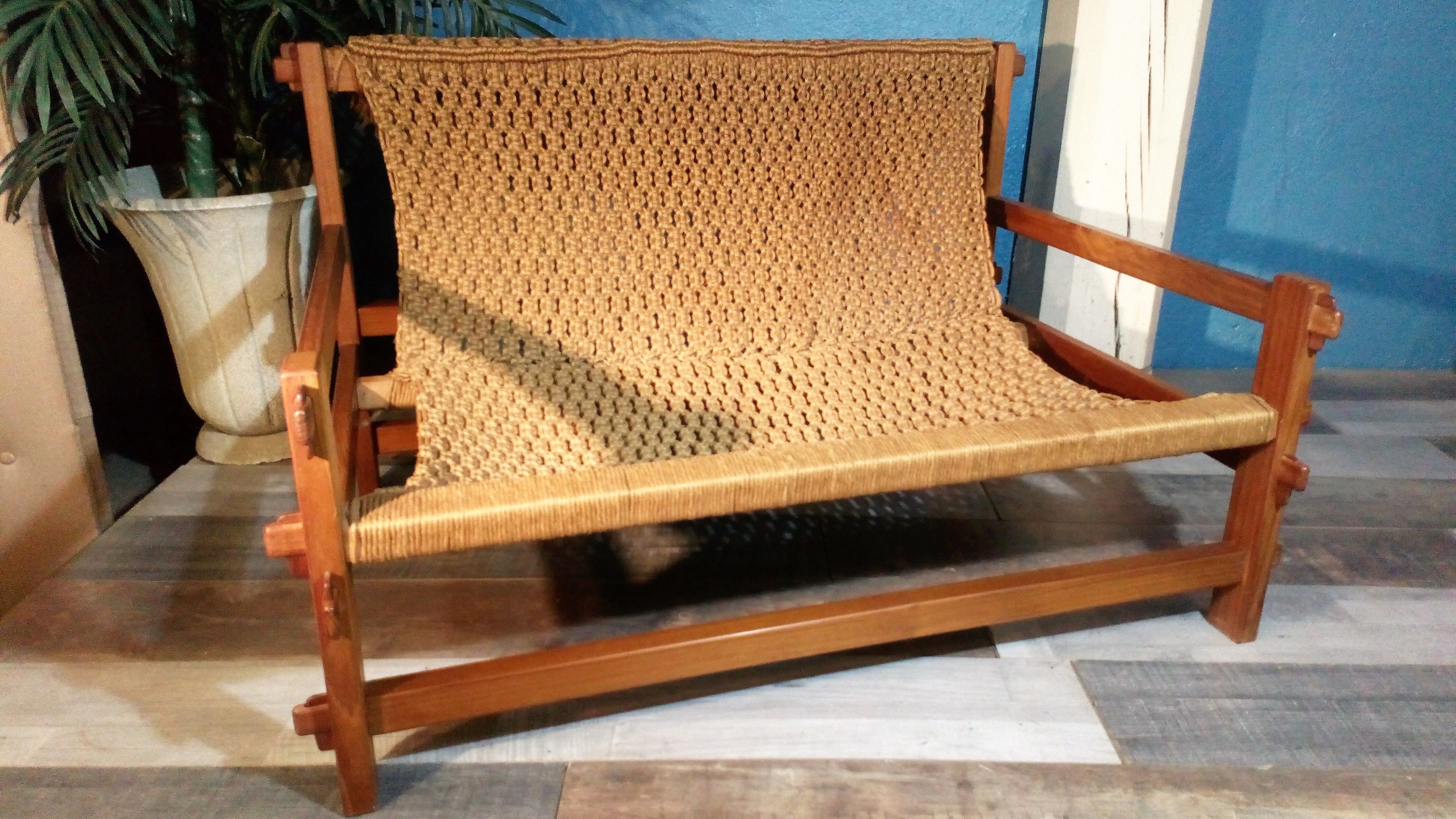 Banquette 2 places Brazil 1960s