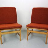 Ensemble de 2 chaises d'appoint Borge Mogenson, modèle 3232