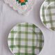 Set of 2 dessert plates Moulin des Loups, Tablecloth