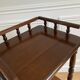 Phone table, wooden two trays