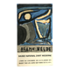 Affiche originale en lithographie de bram van velde, musée national d'art moderne, 1970