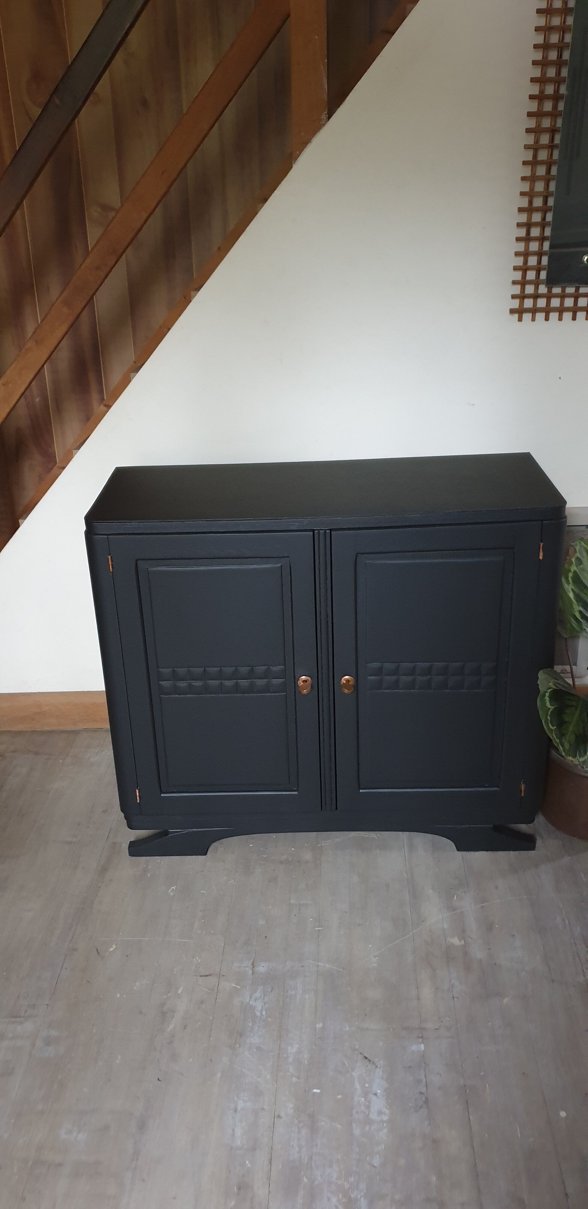 Black art deco buffet