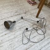 Artisanal bohemian chrome lamp