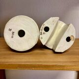 Pair of signature candlesticks "Scandinavian Design 1950"