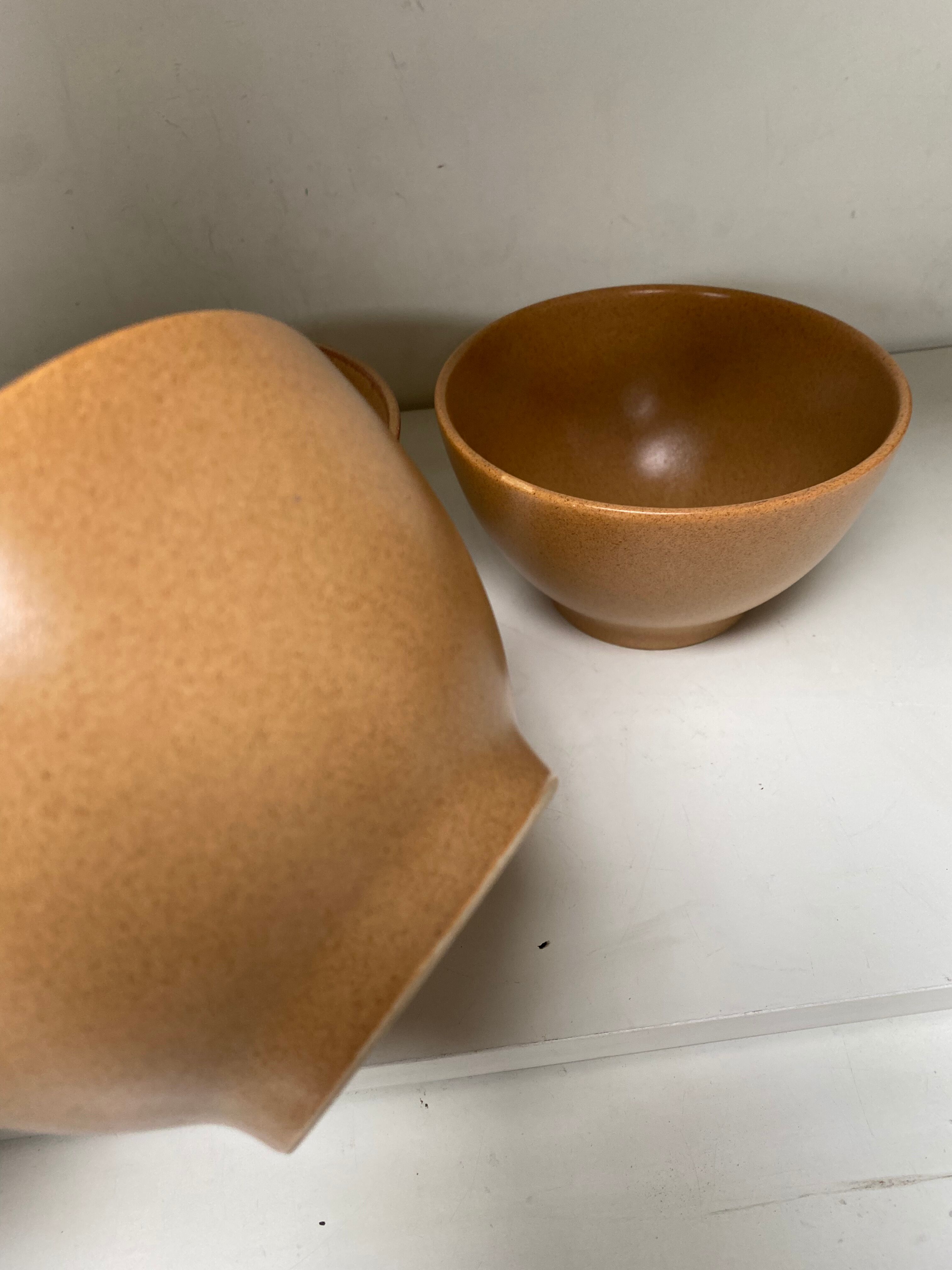 Set of 3 stoneware bowls