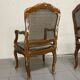 Louis XV armchairs, 18th century, set of 2