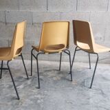 Set of 3 vintage “grofillex” chairs