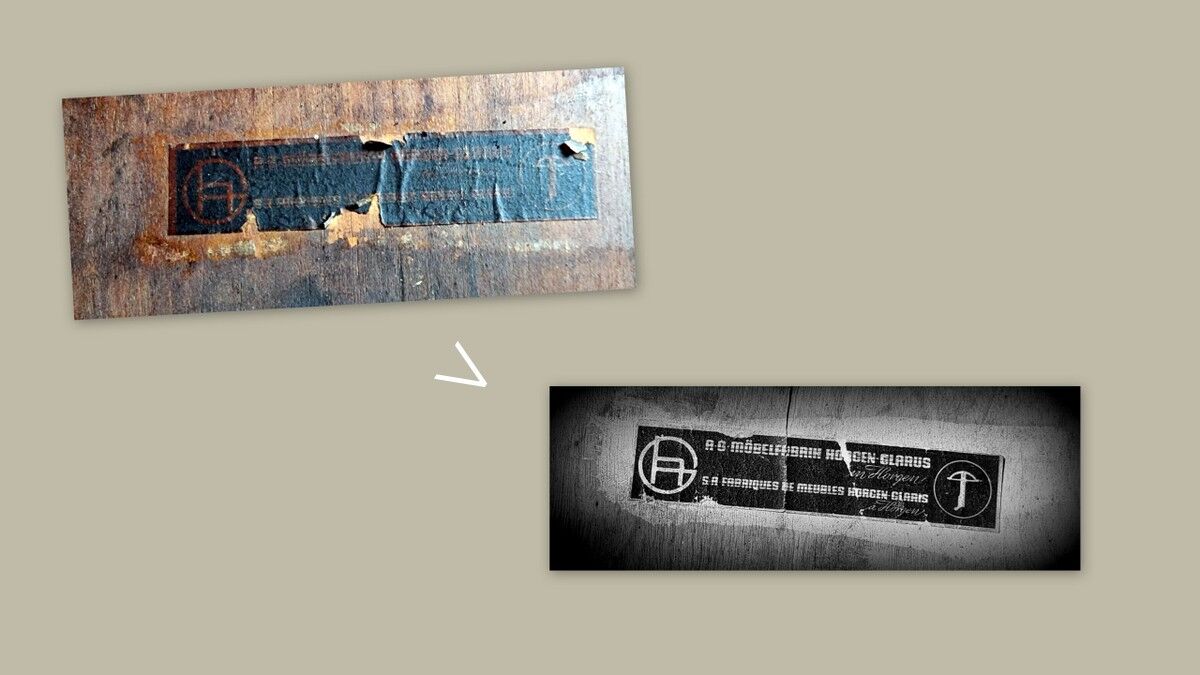 4 Horgen-Glarus bistro chairs 30s