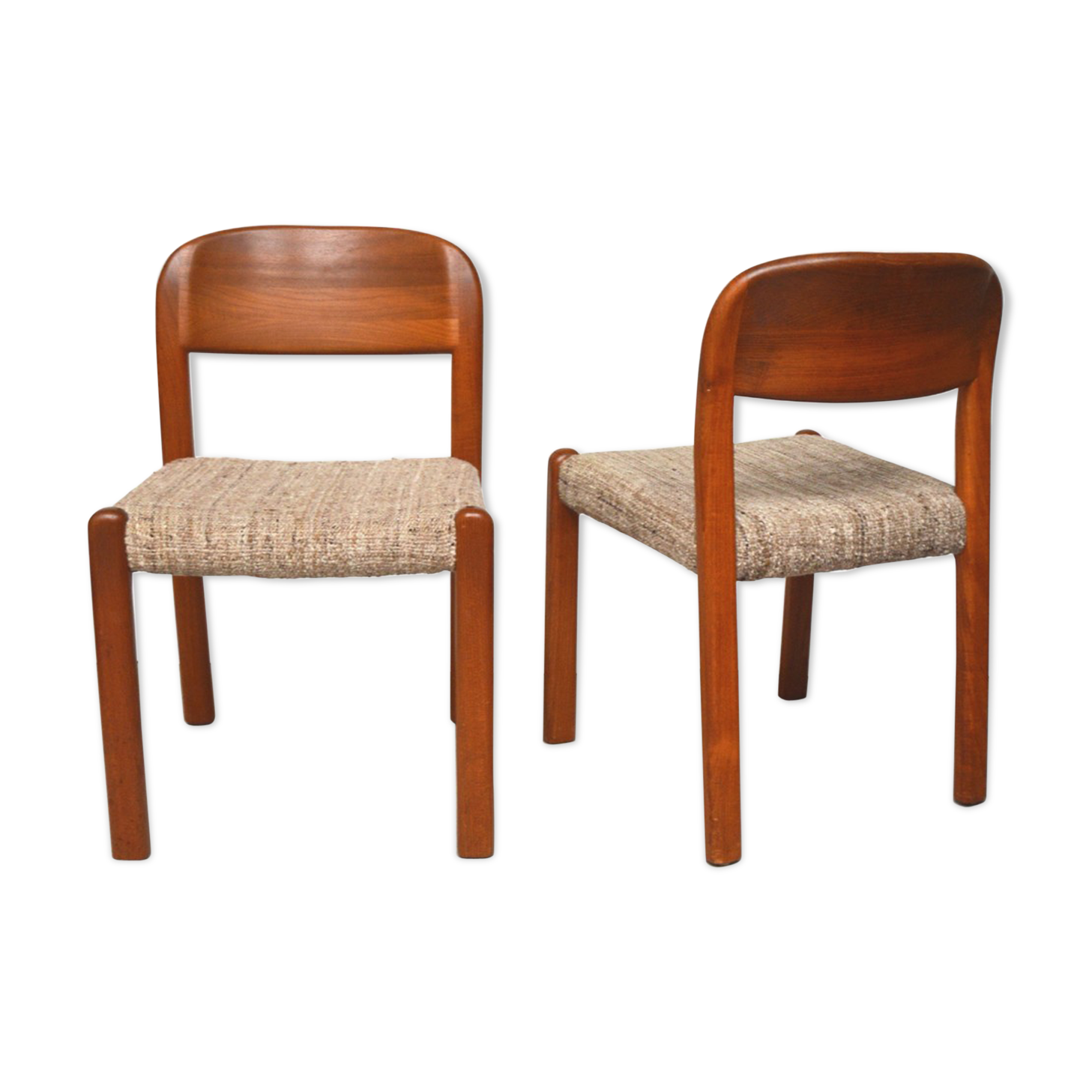 Pair of Danish teak chairs, 1960