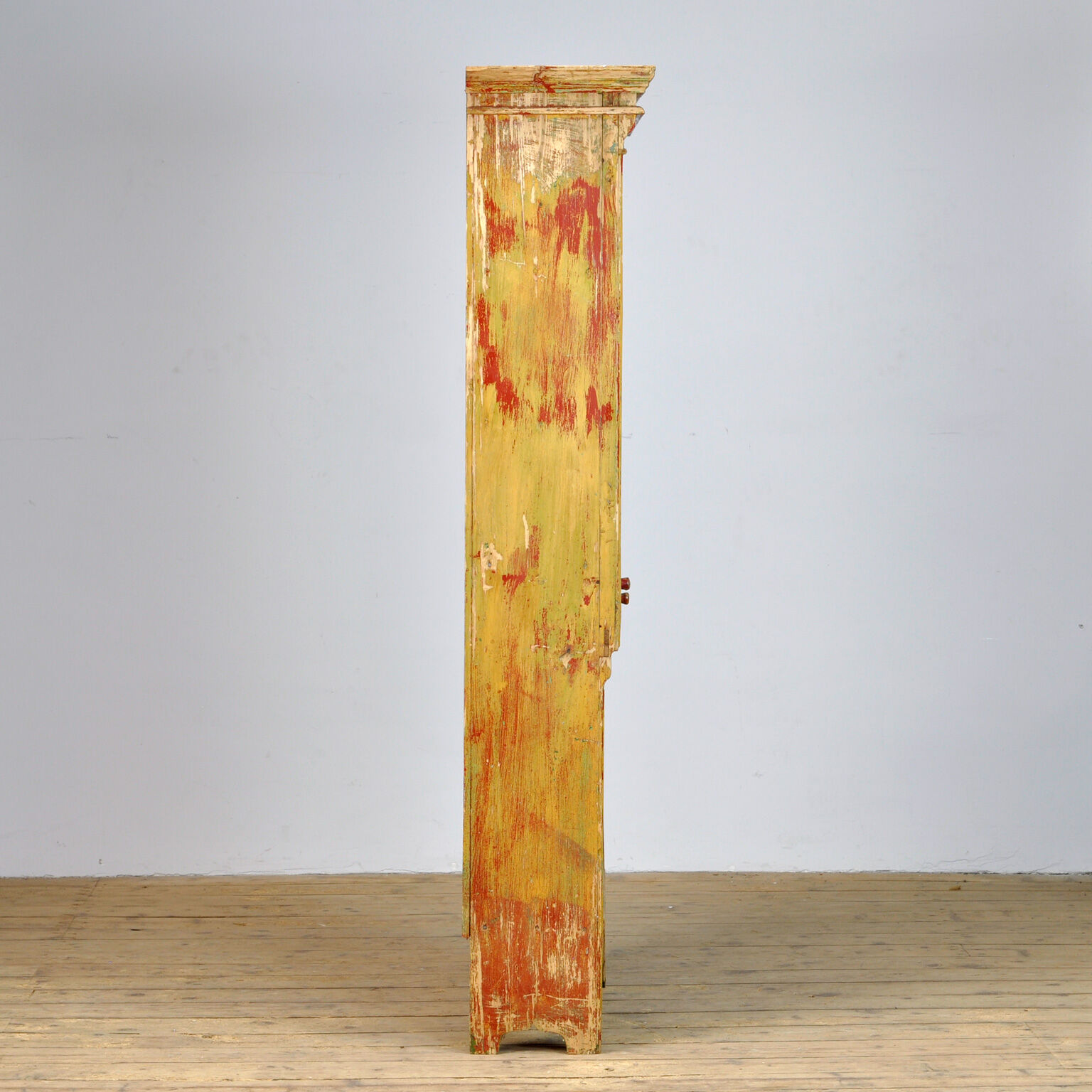 Antique Pine Cabinet From Moldova, Circa 1880