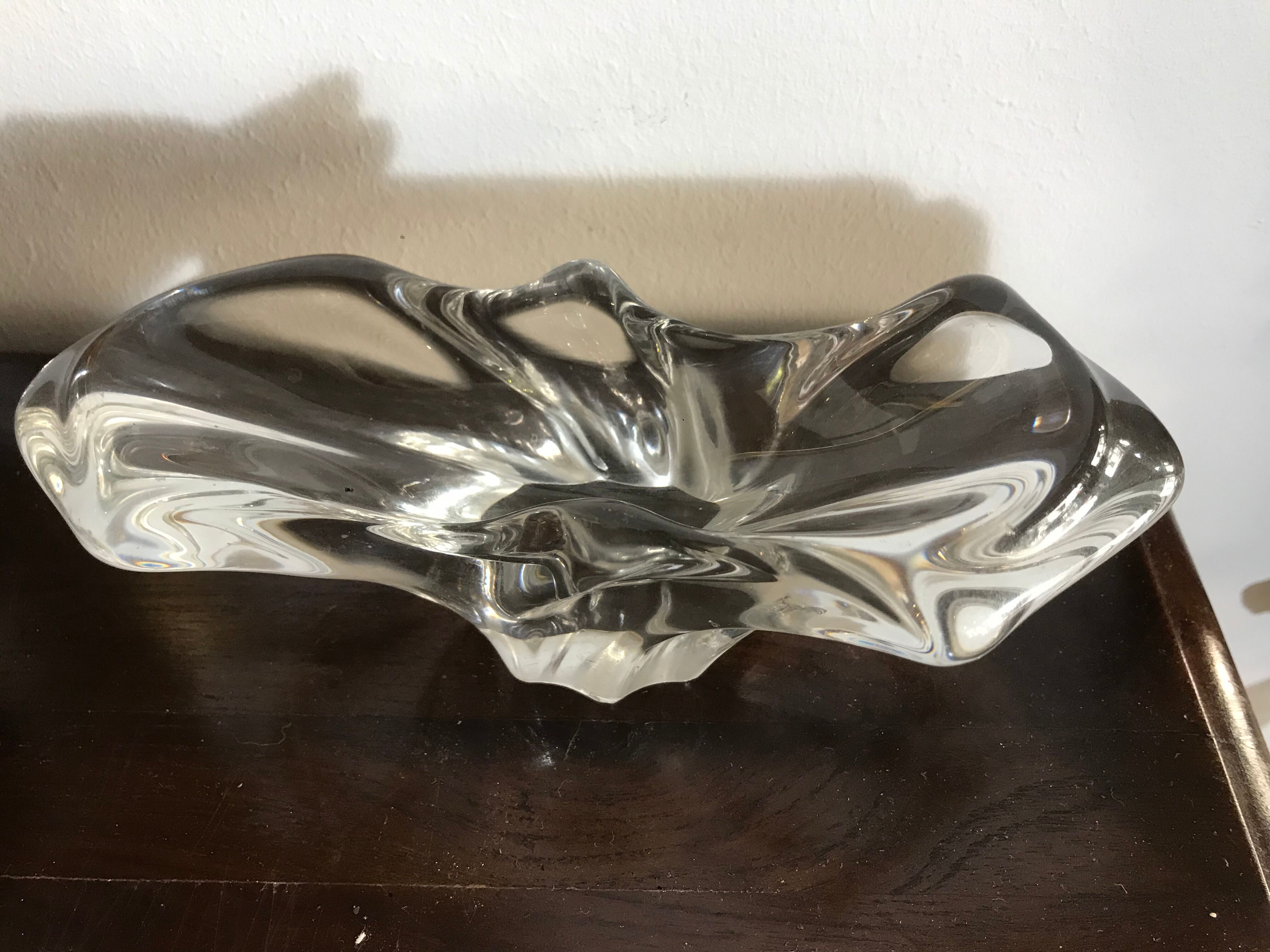 Baccarat crystal trinket bowl