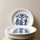 6 assiettes vintage