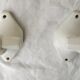 Pair of porcelain hooks