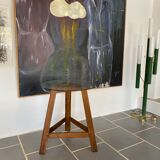 Vintage tripod wood table