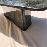Coffee table in gray green marble