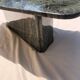 Coffee table in gray green marble