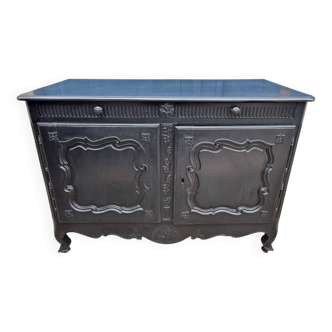 Black Louis XV low sideboard