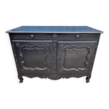Black Louis XV low sideboard