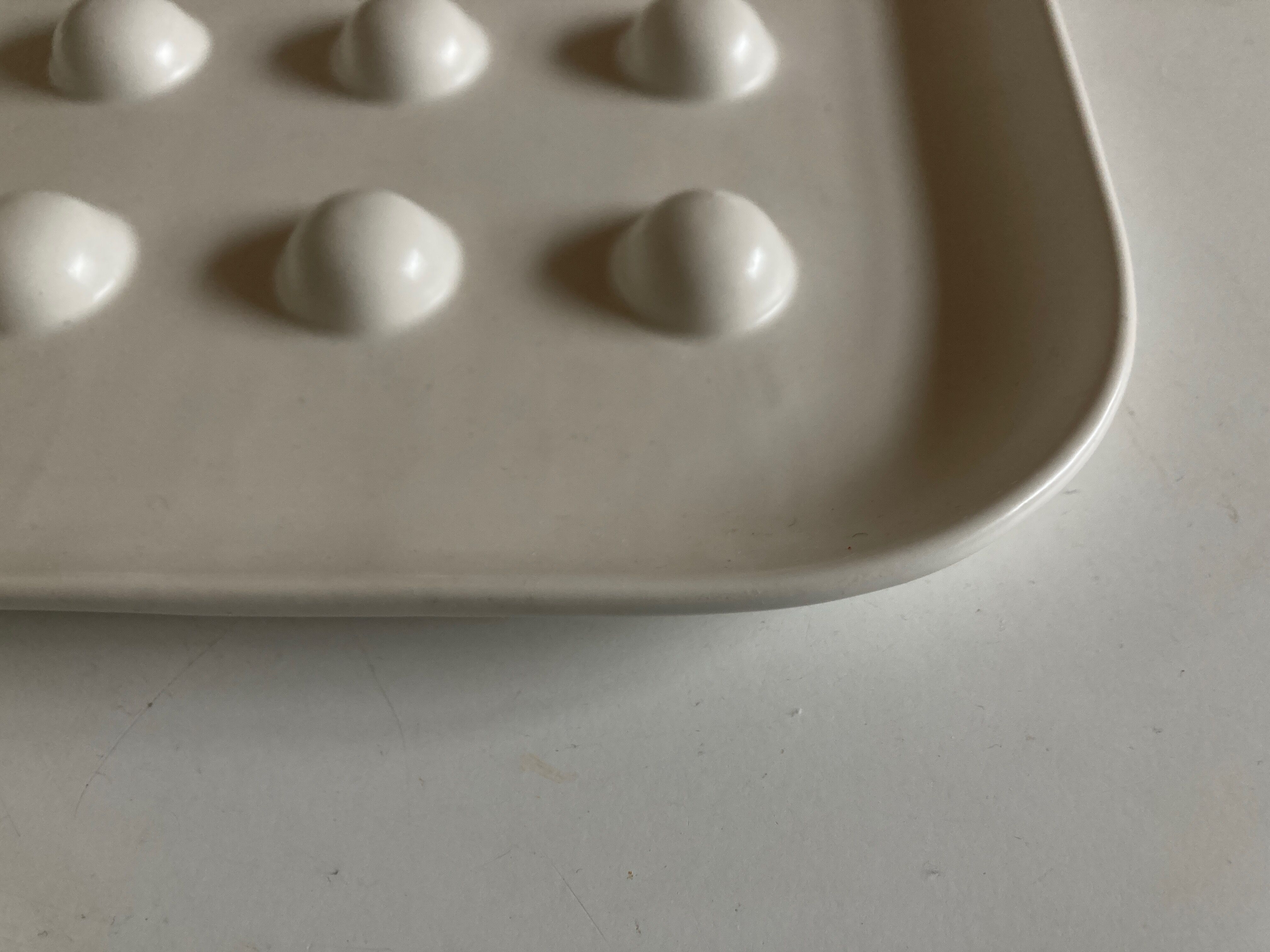 Ceramic space age centerpiece top late 1970