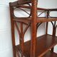 Vintage bamboo and rattan buffet library