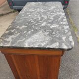 Medieval dresser Louis-Philippe in walnut