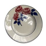Dessert plates with rose decoration HBCM