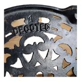 Decotec black glazed cast iron trifle