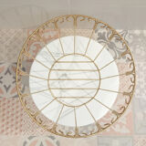 Gold metal paper basket