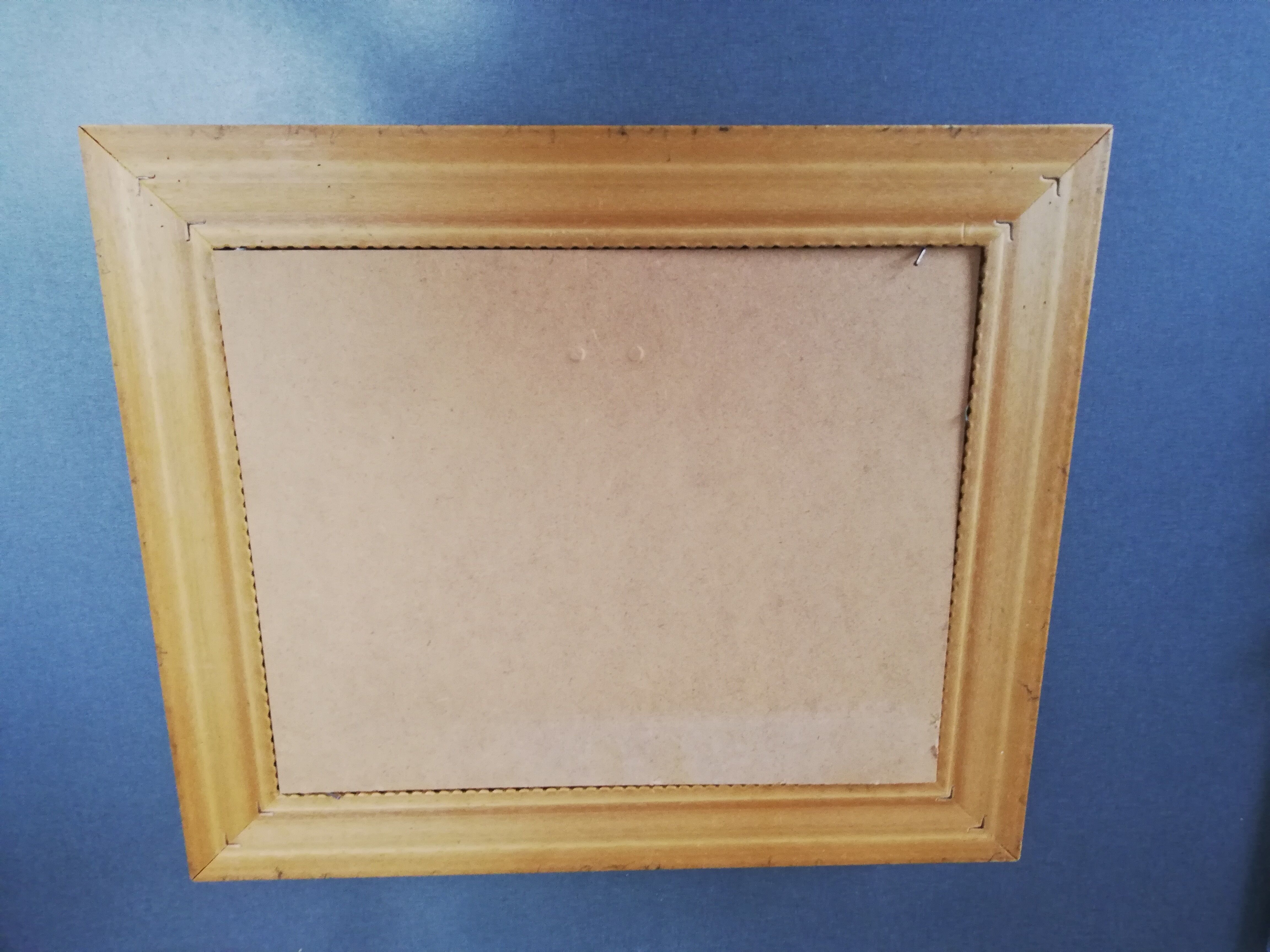 Tableau peinture sur carton Morbihan F. Beaumont