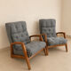 Paire de fauteuils de René-Jean Caillette, années 50