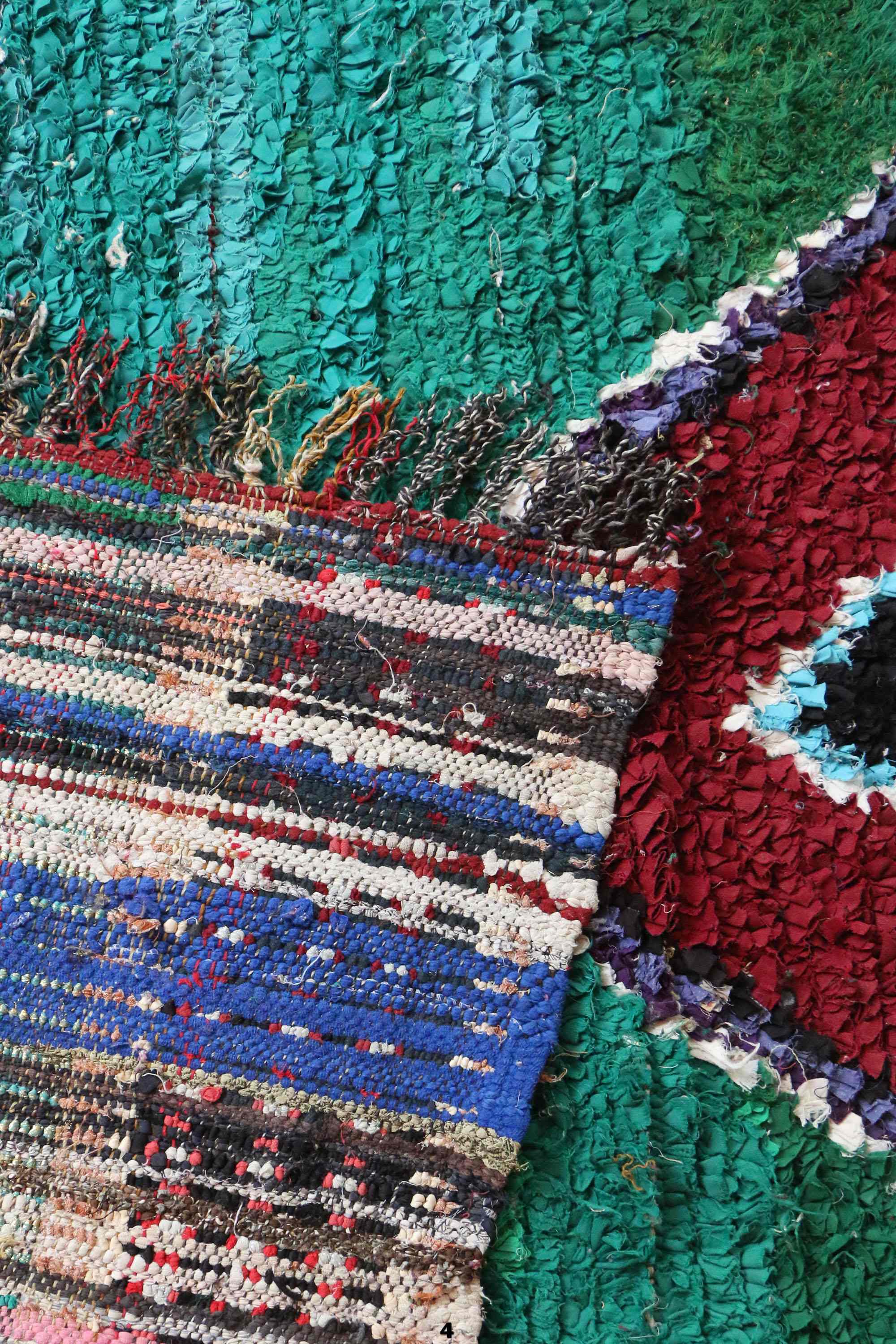 Boucherouite carpet - 140 x 198 cm