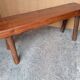 Bench 101 cm old patinated solid wood