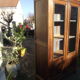 Solid walnut bookcase late 19th early 20th