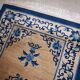Old Chinese Peking handmade carpet 94cm x 161cm 1940s
