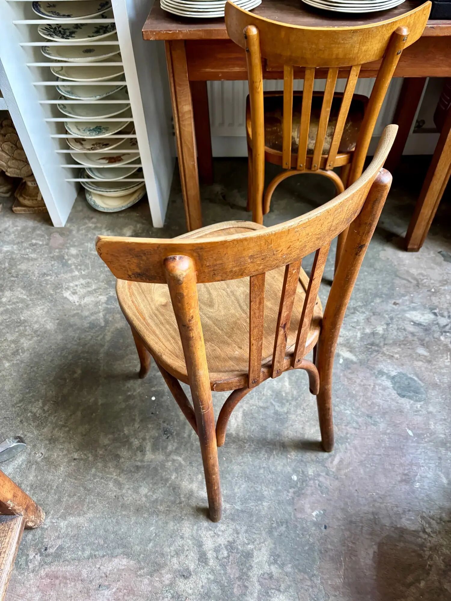Mahieu bistro chair in bent beech