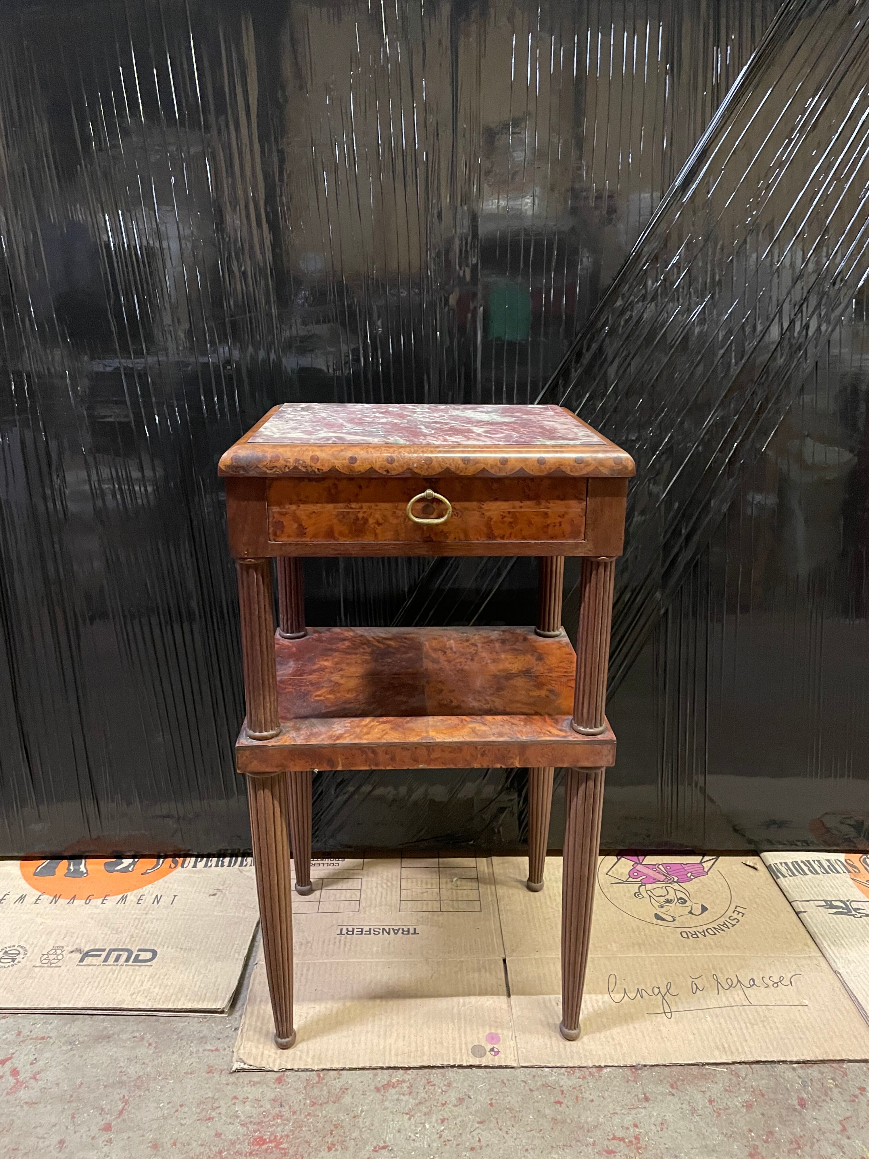 Bedside or side table of the krieger house