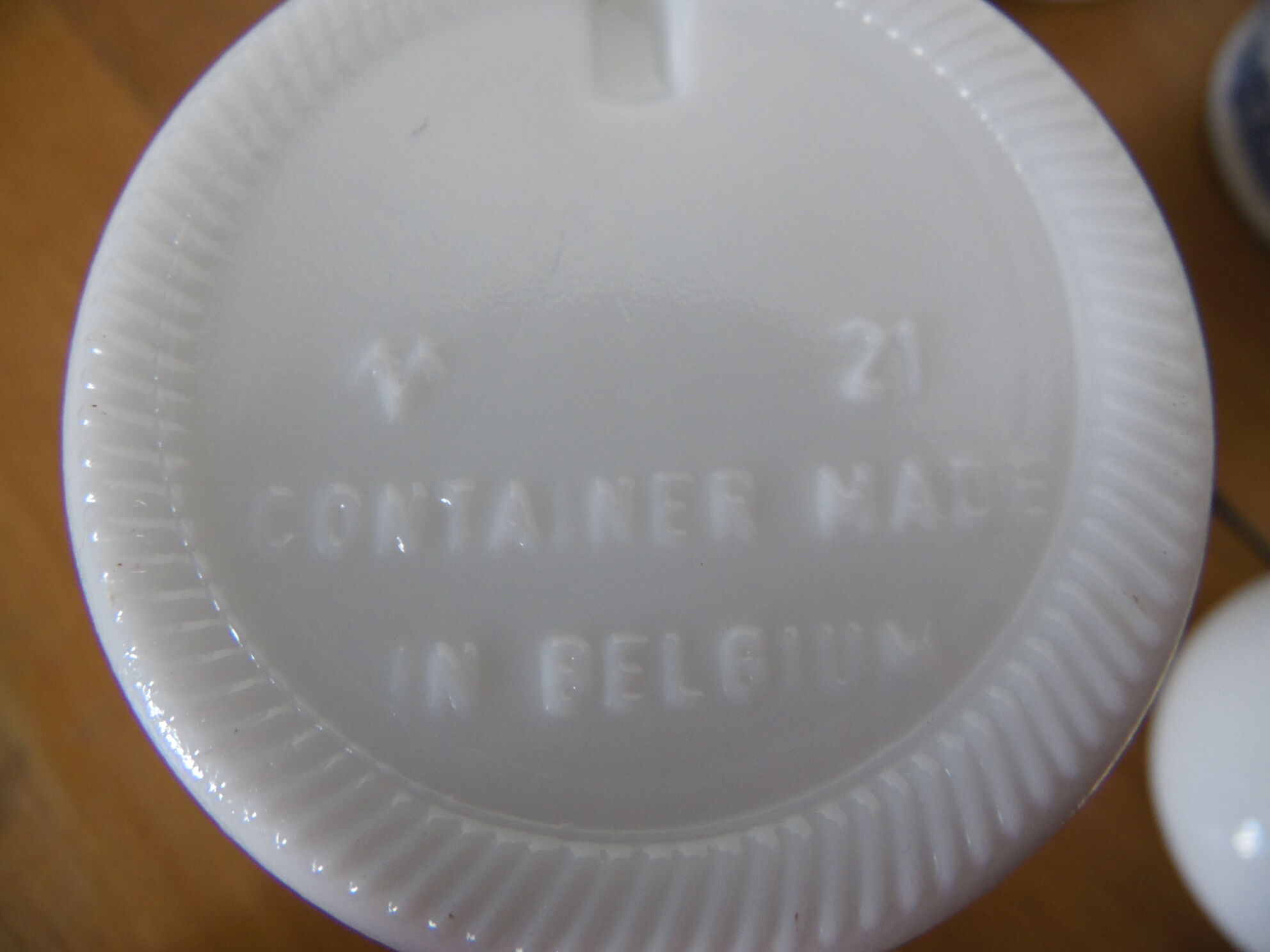 Lot 3 pots epices opaline
