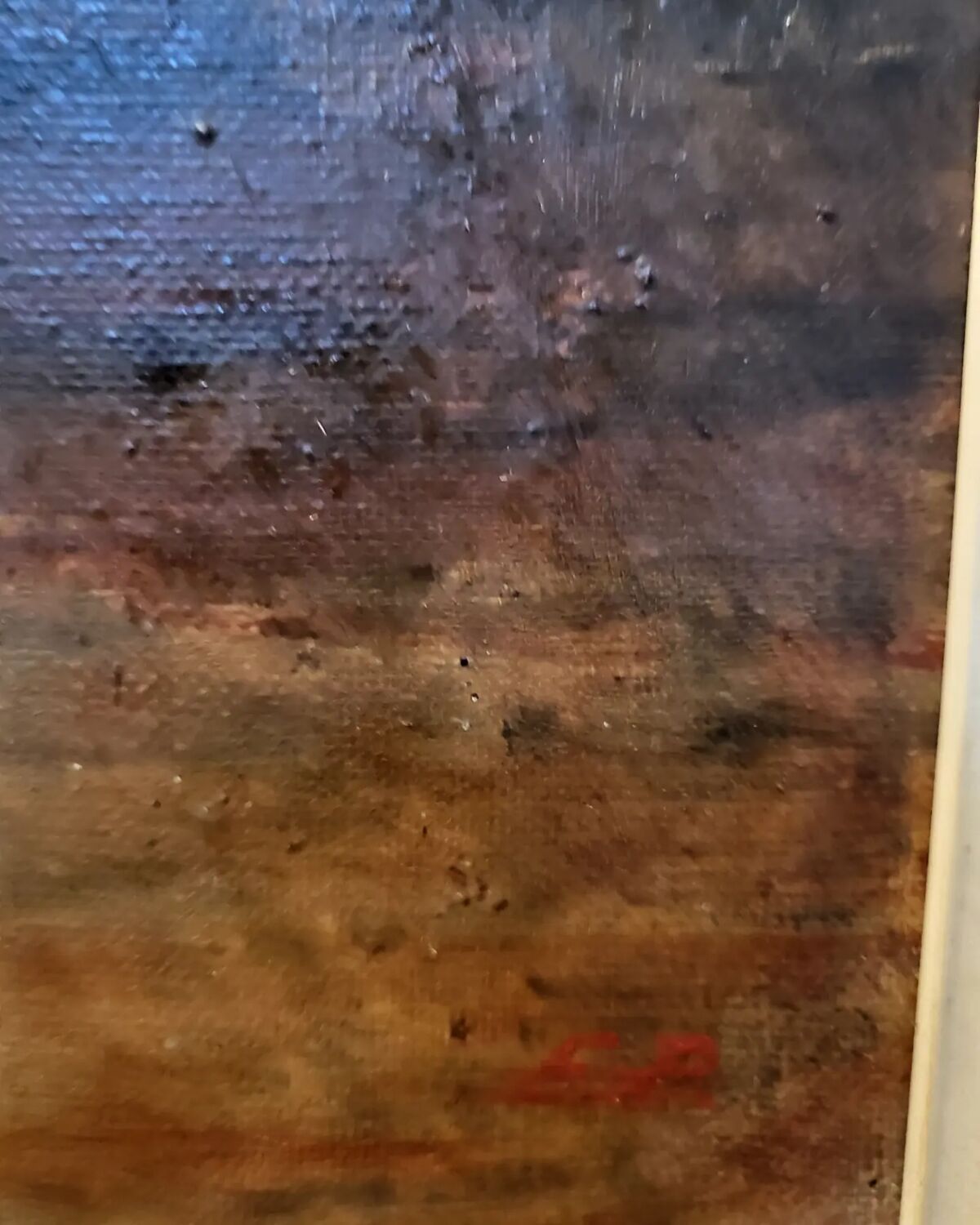 Oil on canvas to the girl