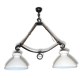 Billiards in iron chandelier