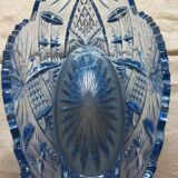 Coupe en verre bleu