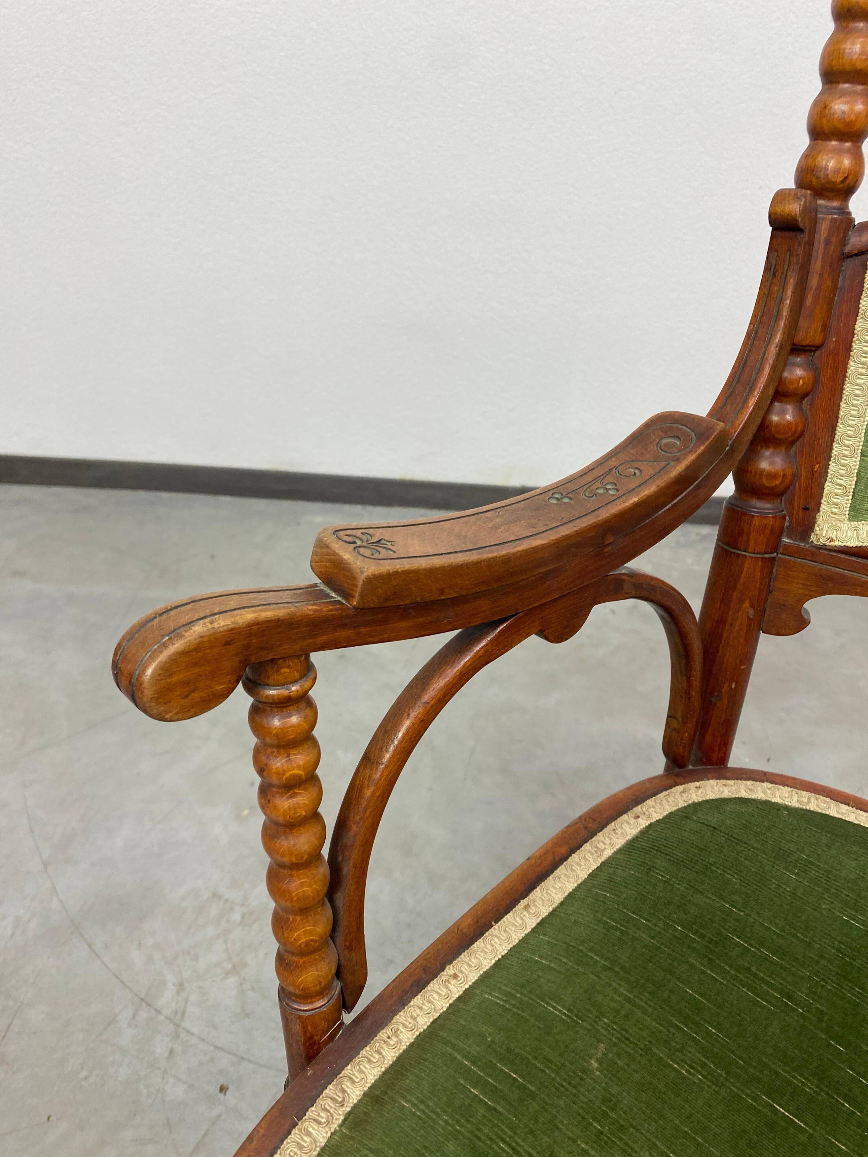 Jugendstil armchairs by J&J Kohn
