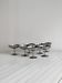 6 stainless steel footed bowls, Letang Remy style
