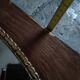 Oval and gold Art Deco mirror