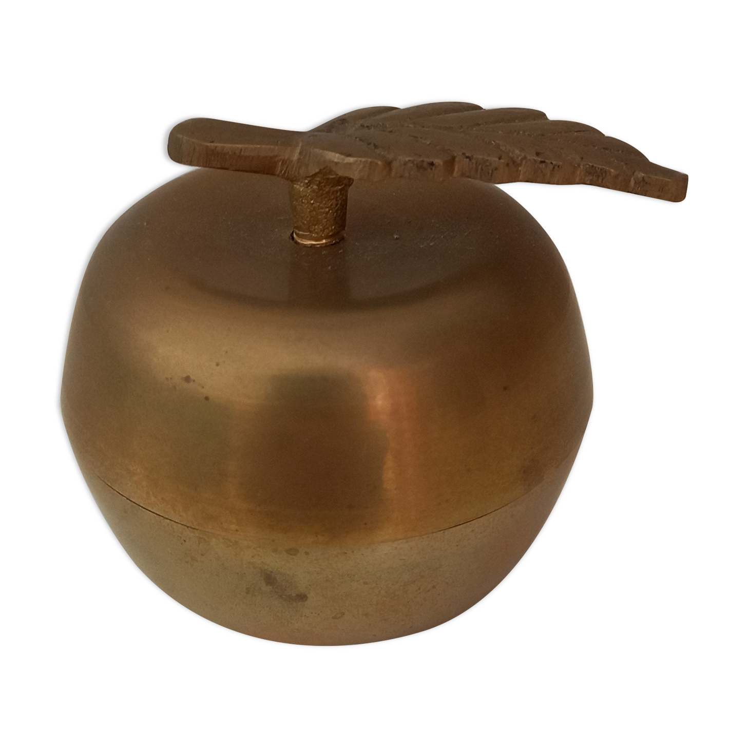 Golden metal apple box