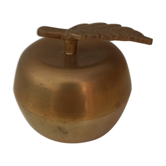 Golden metal apple box