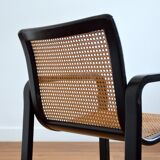 Wooden armchair and canning 60/70s