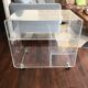 Designer TV unit David Lange vintage Plexiglas