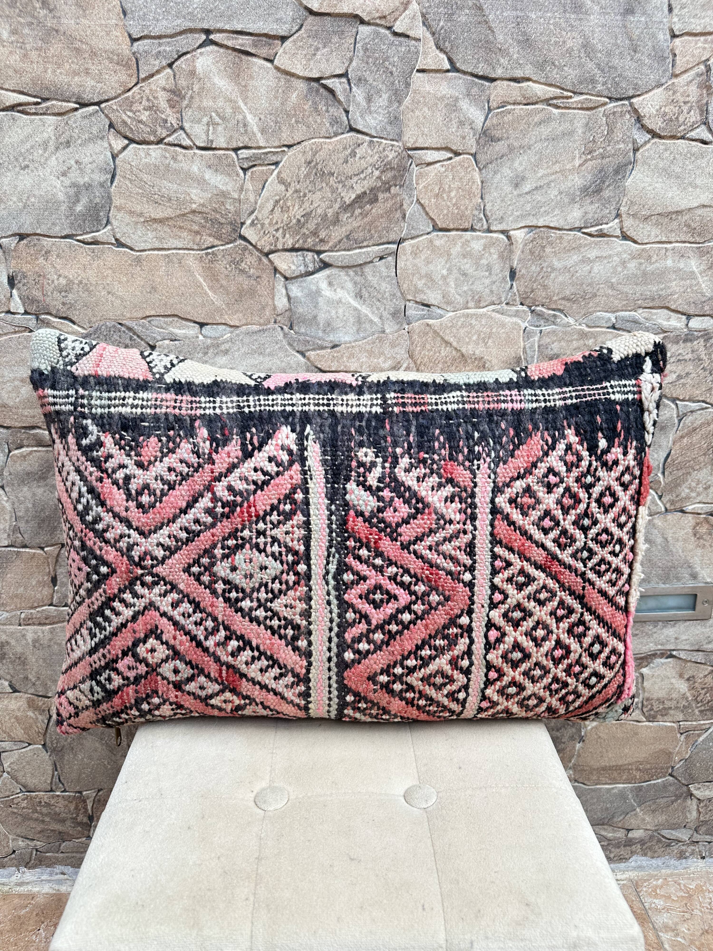 Housse de coussin marocain berbère vintage