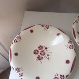 Plat creux assiette Terre de fer Triomphe Badonviller