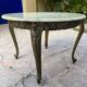 Table basse dessus marbre